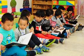 “大带小、阅读乐”幼儿读书活动!