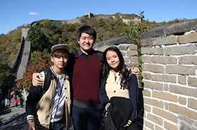 北京市新英才学校外国学生赴长城开展语言实践活动