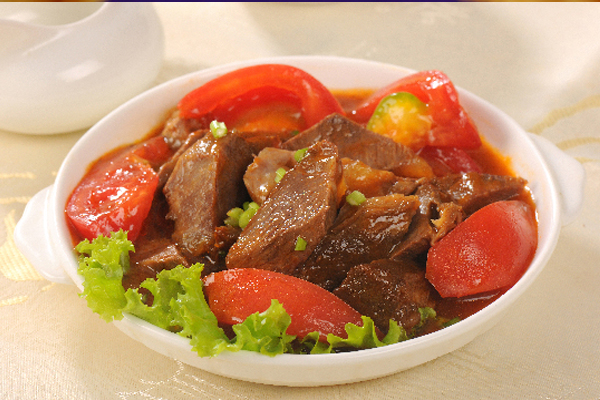 西红柿炖牛肉