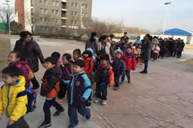 小客人来啦！记接待启明东润幼儿园参观校园