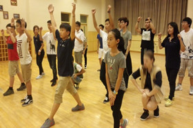 第八届秋季运动会——汉语中心方阵排练花絮