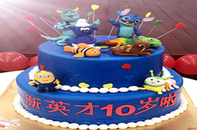 新英才学校十岁生日快乐！