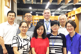 剑桥国际全球市场部负责人Ian Harris先生到访剑桥中心